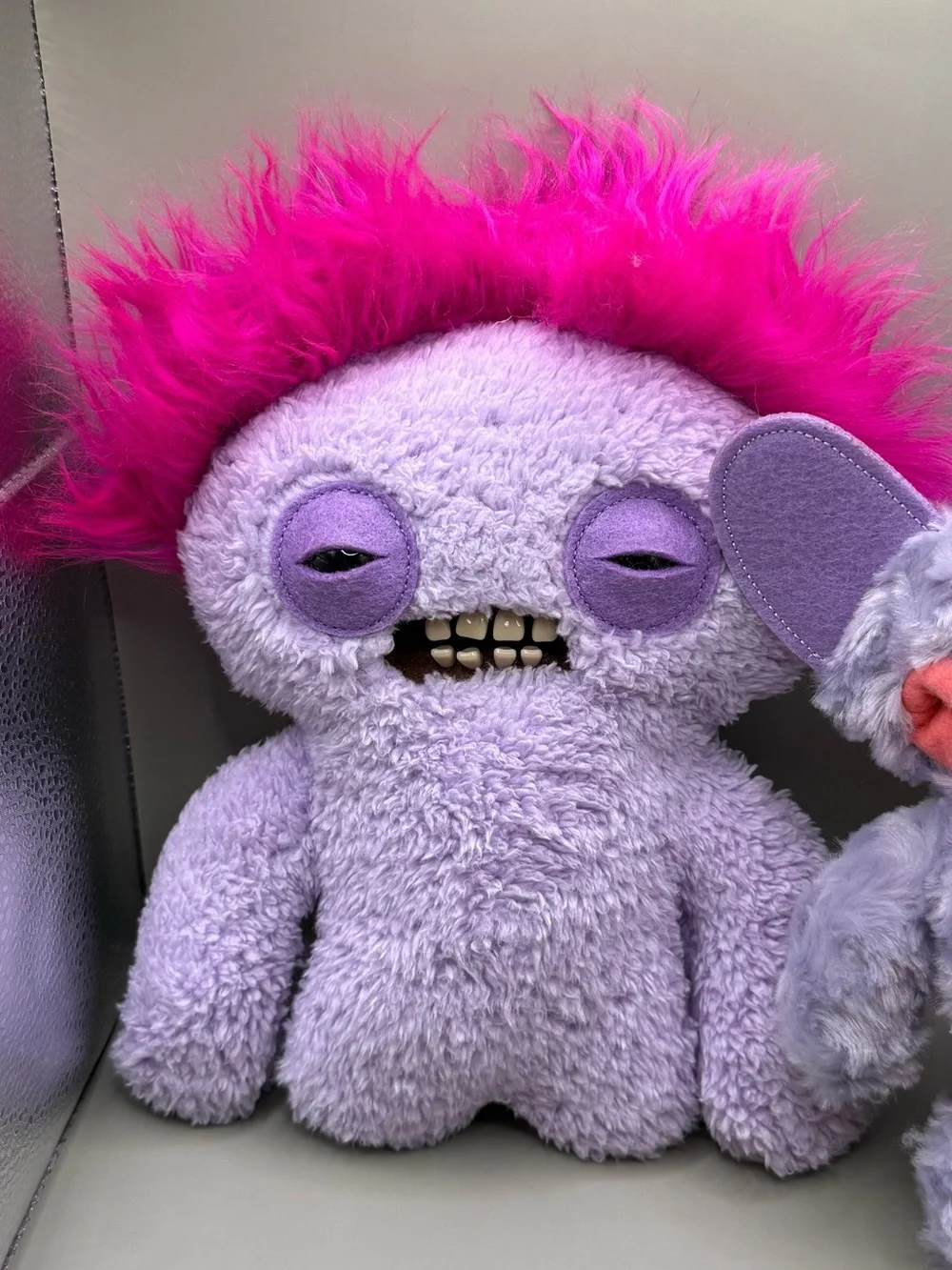 Fuggler Purple Plush Lot Stuffed Animals Ugly Cute